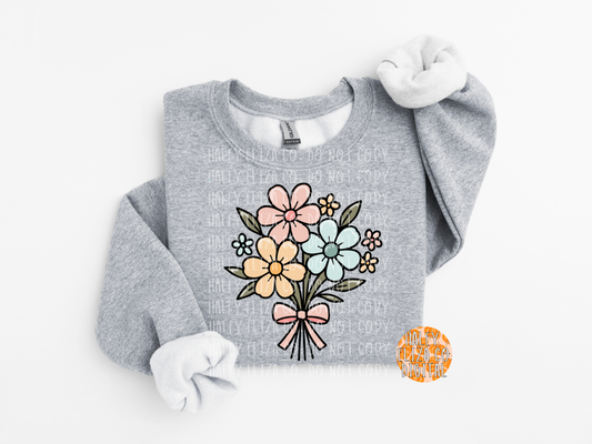 BOHO FLOWERS CLIPART