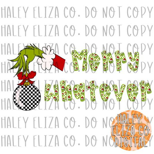MERRY WHATEVER PNG