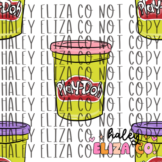 PLAY DOH SEAMLESS FILES - WHITE