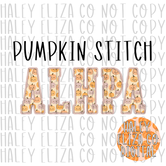 PASTEL STITCH ALPHA