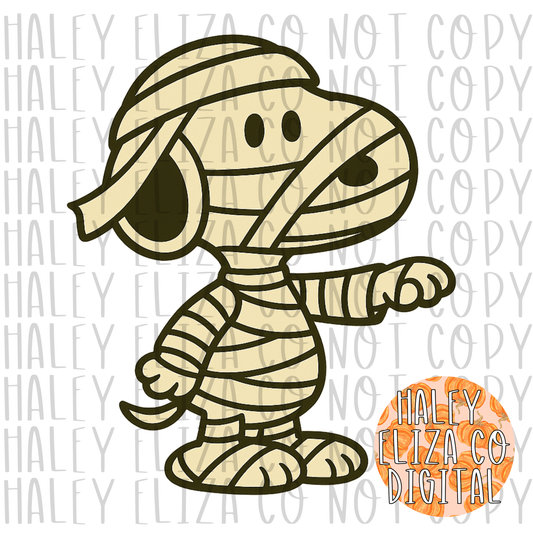 MUMMY DOG CLIPART