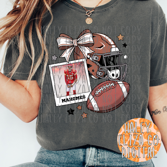 MAHOMES FOOTBALL PNG