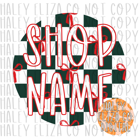 PRE-MADE MARRY BOWS SHOP LOGO